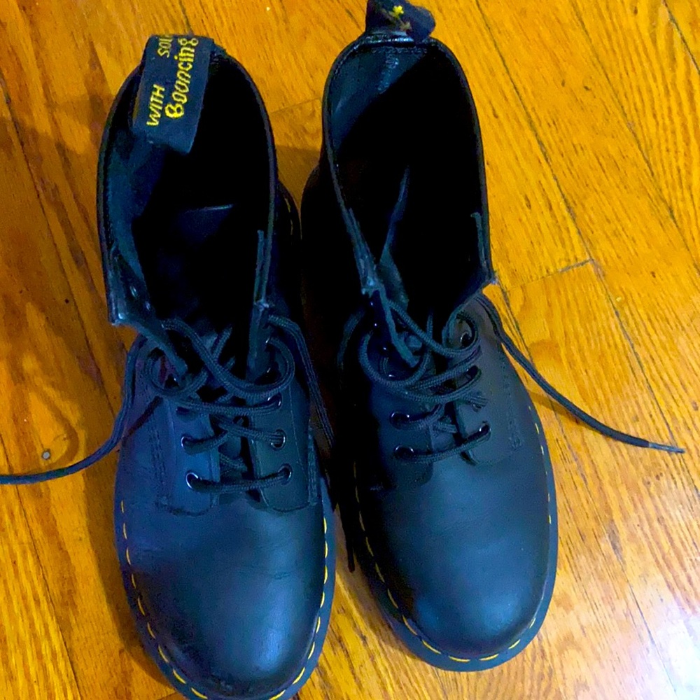 Dr Martens boots.